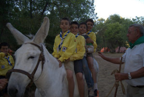 Los Lobatos acampan en Poza de la Sal